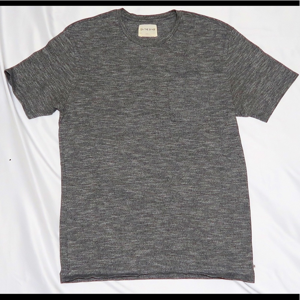 Relaxed Fit On the Byas Grey Pocket T-Shirt
